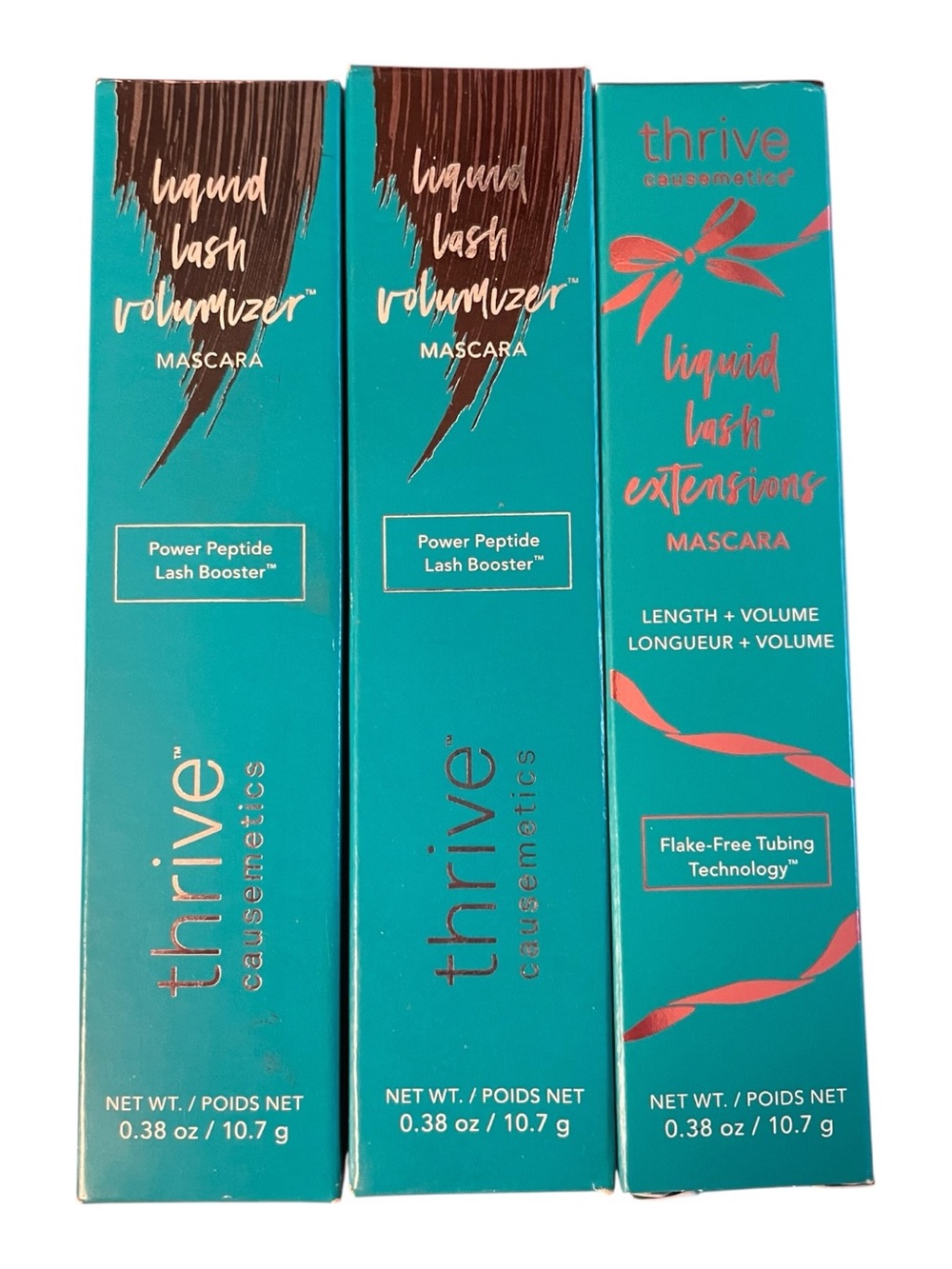 Thrive Causemetics Mascara Trio Liquid Lash Extensions & Liquid Lash Volumizer